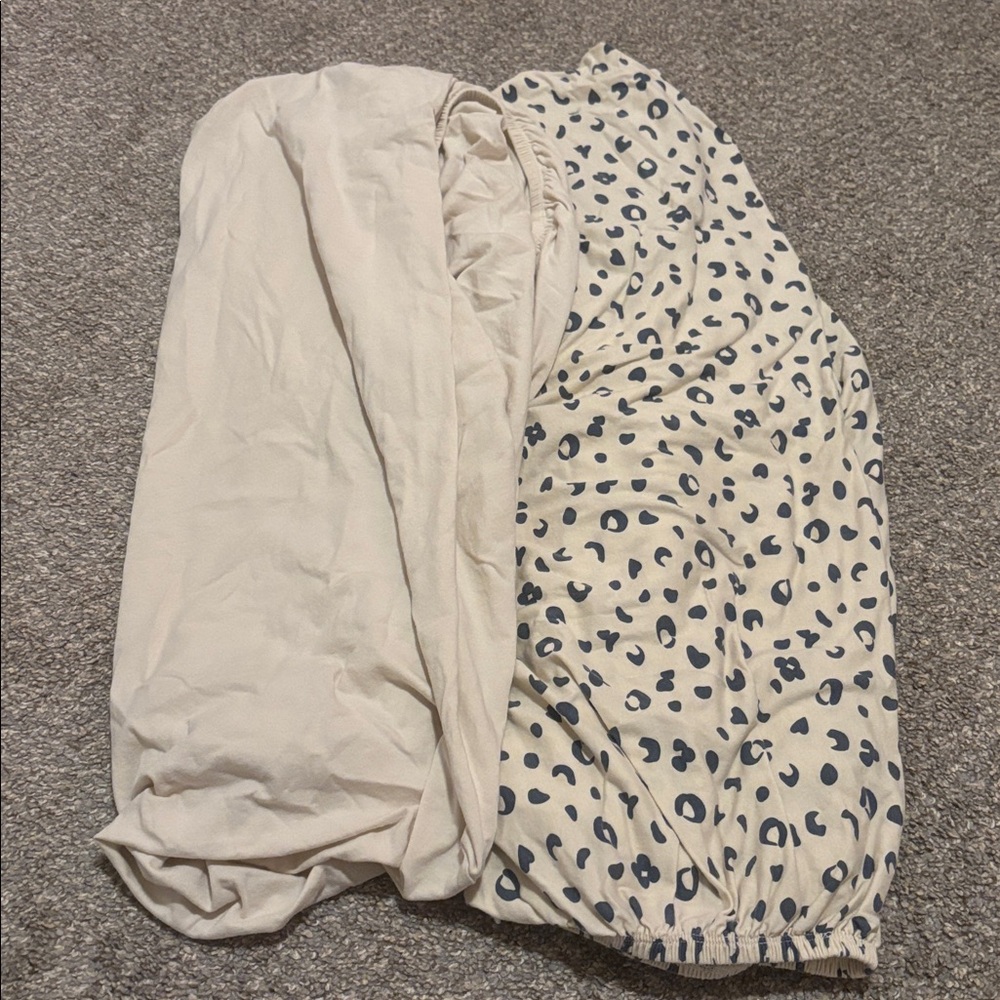 Cloud Island Leopard Print Crib and Security Blanket Set - Picture 3 of 4